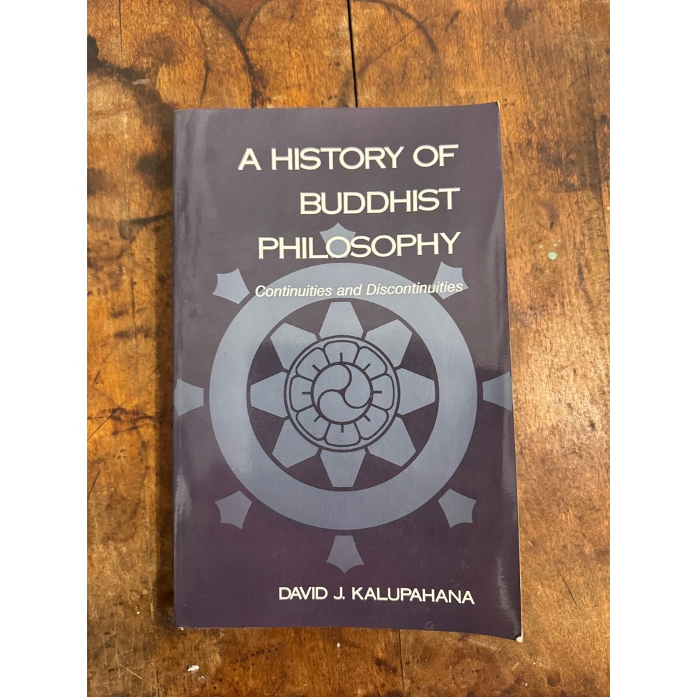 A History of Buddhist Philosophy David J Kalupahana 1992 Paperback Hawaii Press